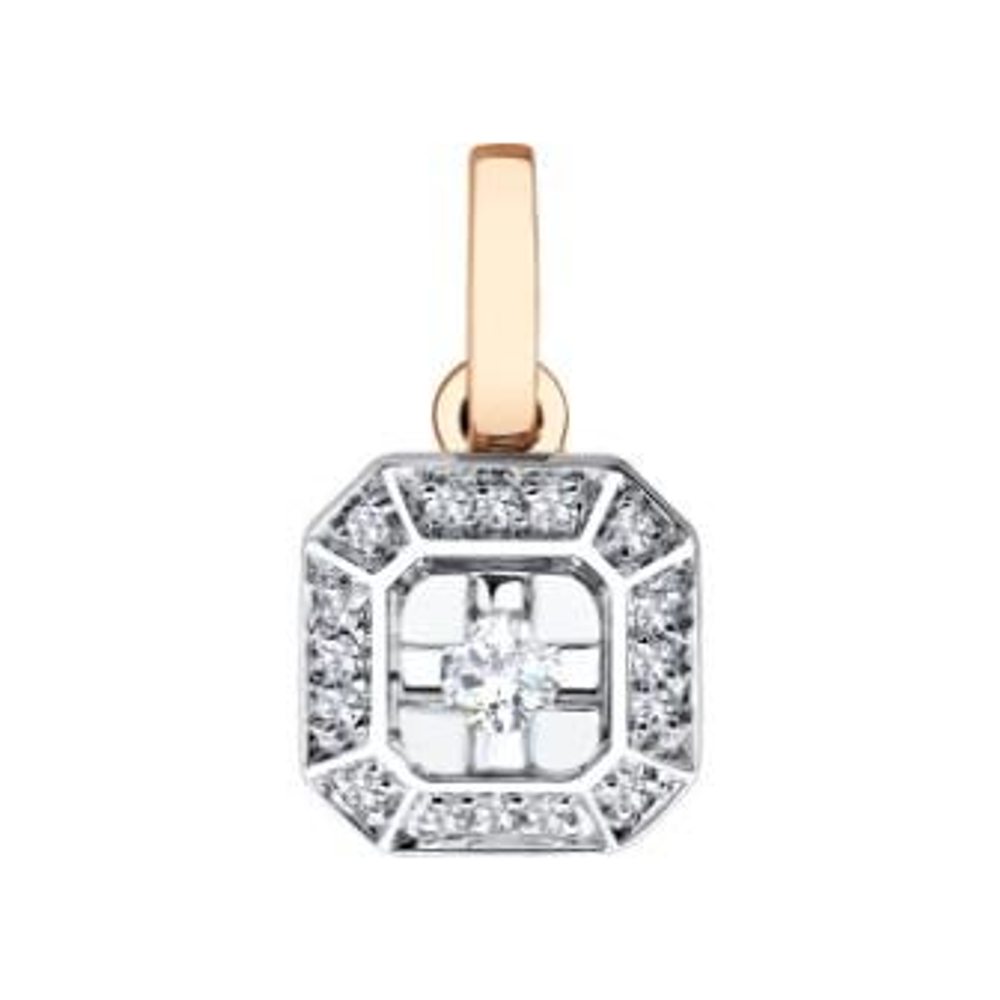 Подвеска из золота с бриллиантами