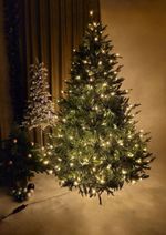 Елка с гирляндой встроенной «Престиж» (Литая хвоя) 2.7 м