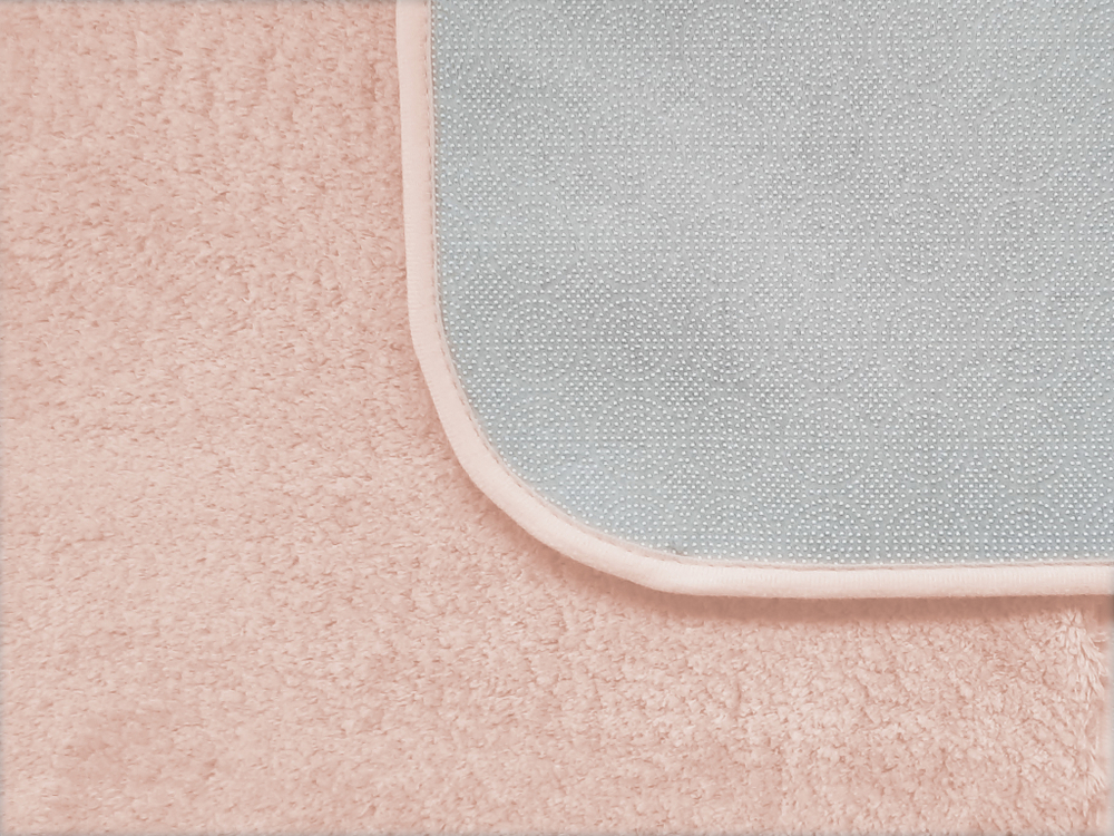 Набор ковриков для ванной и туалета, 60x100/50x60 см, цвет Пудра