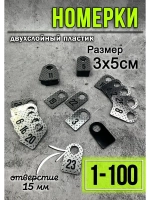 Номерки для гардероба 100шт