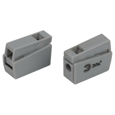 Клемма ЭРА NO-225-461 быстрозажимная 221-101 для светильников 1 полюс 0.5-2.5мм2 упаковка 3 шт