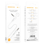 Кабель AUX BOROFONE BL10 (белый) 2м