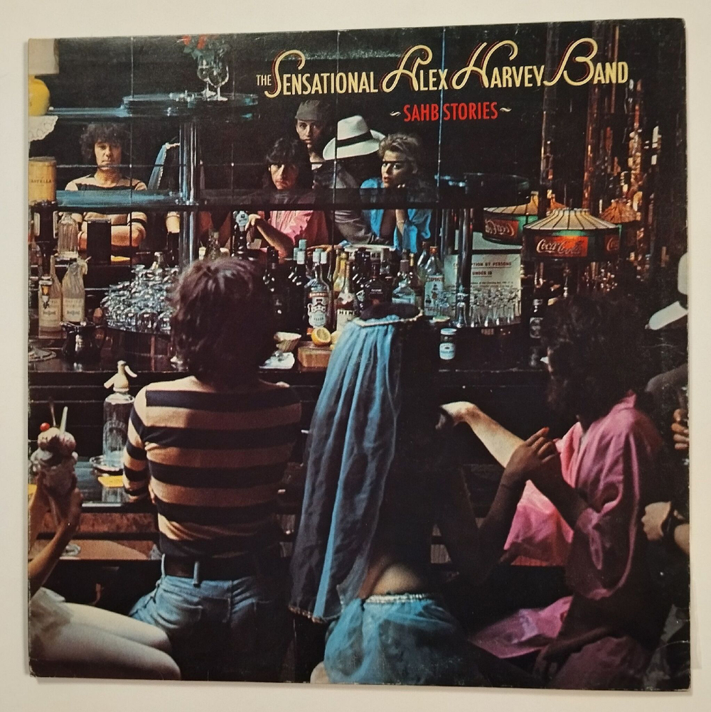 Винтажная виниловая пластинка LP The Sensational Alex Harvey Band SAHB Stories (UK 1976)
