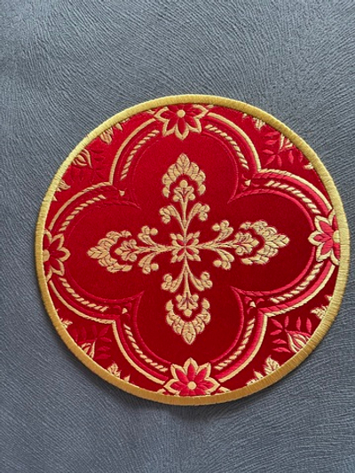 Салфетка под подсвечник или диск на чашу жесткая