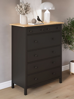 IKEA Комод КЫМОР 5 ящиков, HEMNES 58*131*40, белый, (ХЕМНЕС ИКЕА)