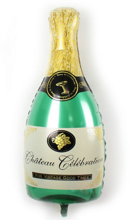 К Фигура, Бутылка шампанского, 39''/99 см, 1 шт.