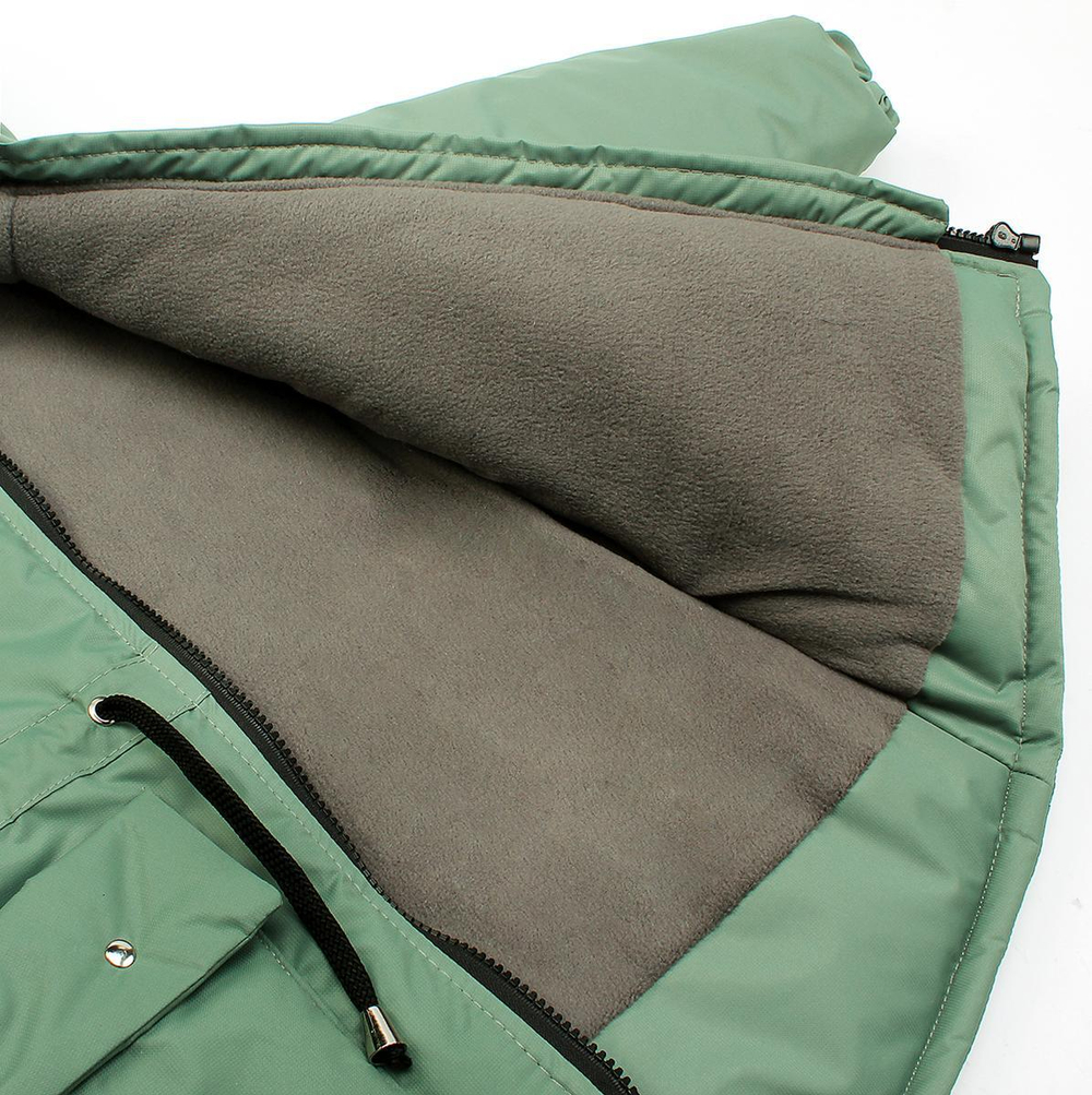 Парка для мальчиков 2702-07 мембрана р.122-128 хаки (Ириска)