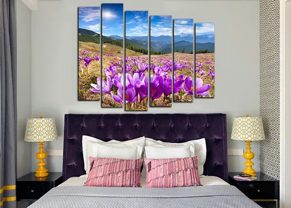 Модульная картина "Горная поляна"