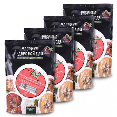 Фабрика здоровой еды. Белая рыба с овощами в сливочном соусе 4 шт
