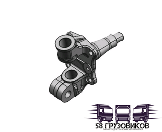 Кулак поворотный правый Jac N90, Камаз Компас 9