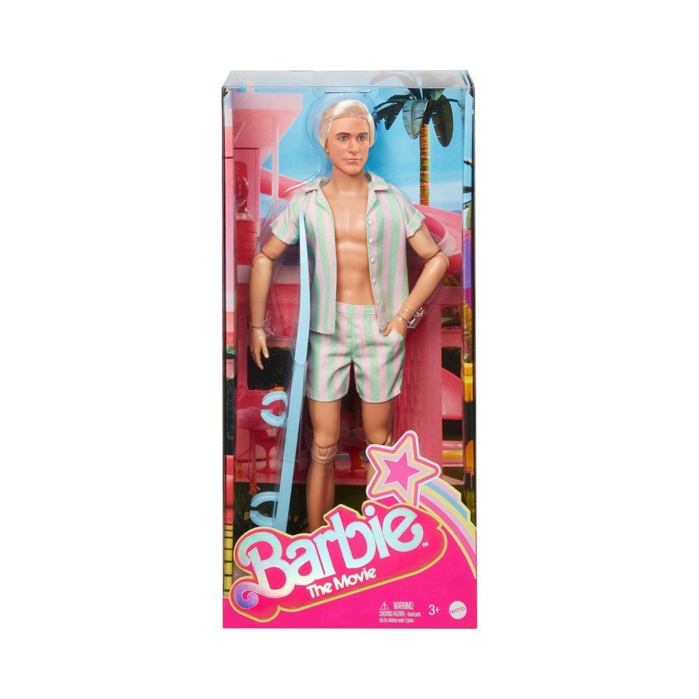 Barbie Movie JBJ54 Ken-серфер — кукла Кен на молде Райан Гослинг, из фильма Barbie