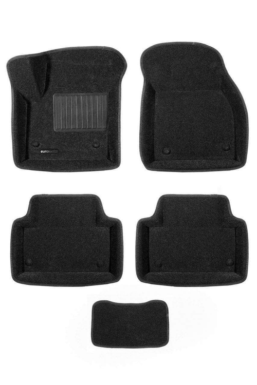 Коврики салона для LAND ROVER Range Rover Evogue (2019-) Euromat 3D Business черные. Арт. EMC3D-003110