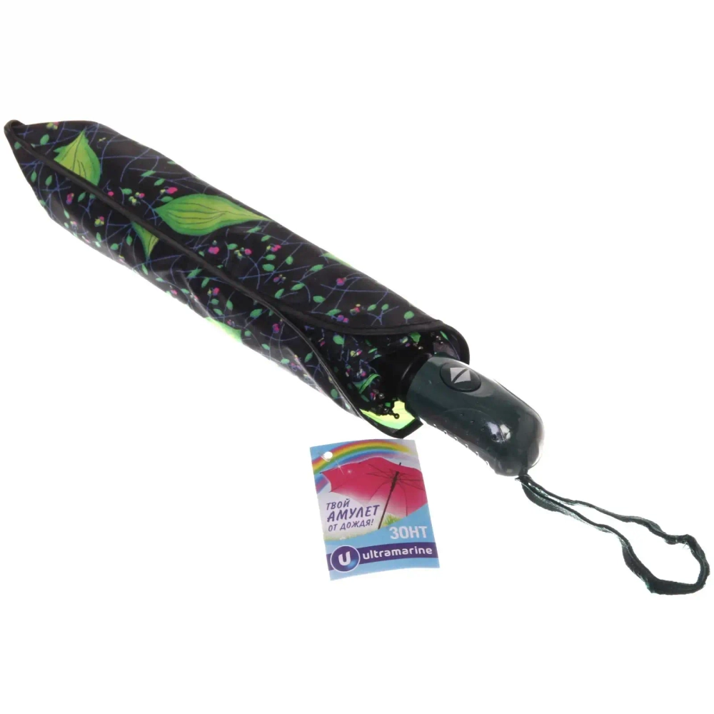 New Зонт женский автомат «Ultramarine - Одвента», микс 4 цвета, 8 спиц, d-108см, длина в слож. виде 28см