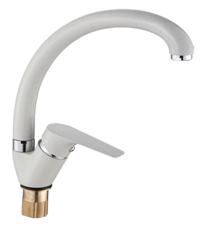 063521-F1 Смеситель од. для кухни выс. (МОЛ. БЕЛЫЙ) ViEiR (10/1шт)