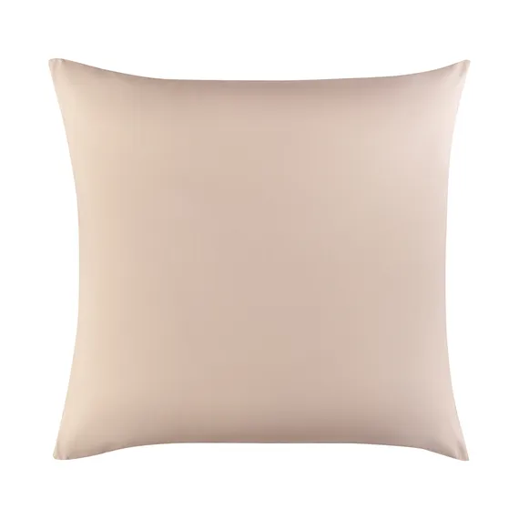 Набор наволочек из премиального сатина бежевого цвета из коллекции essential, 70х70 см