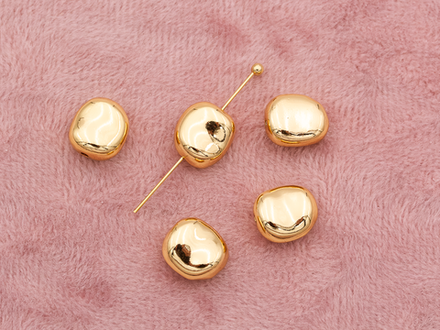 Бусина "Овальная. Абстракция" 9,5мм