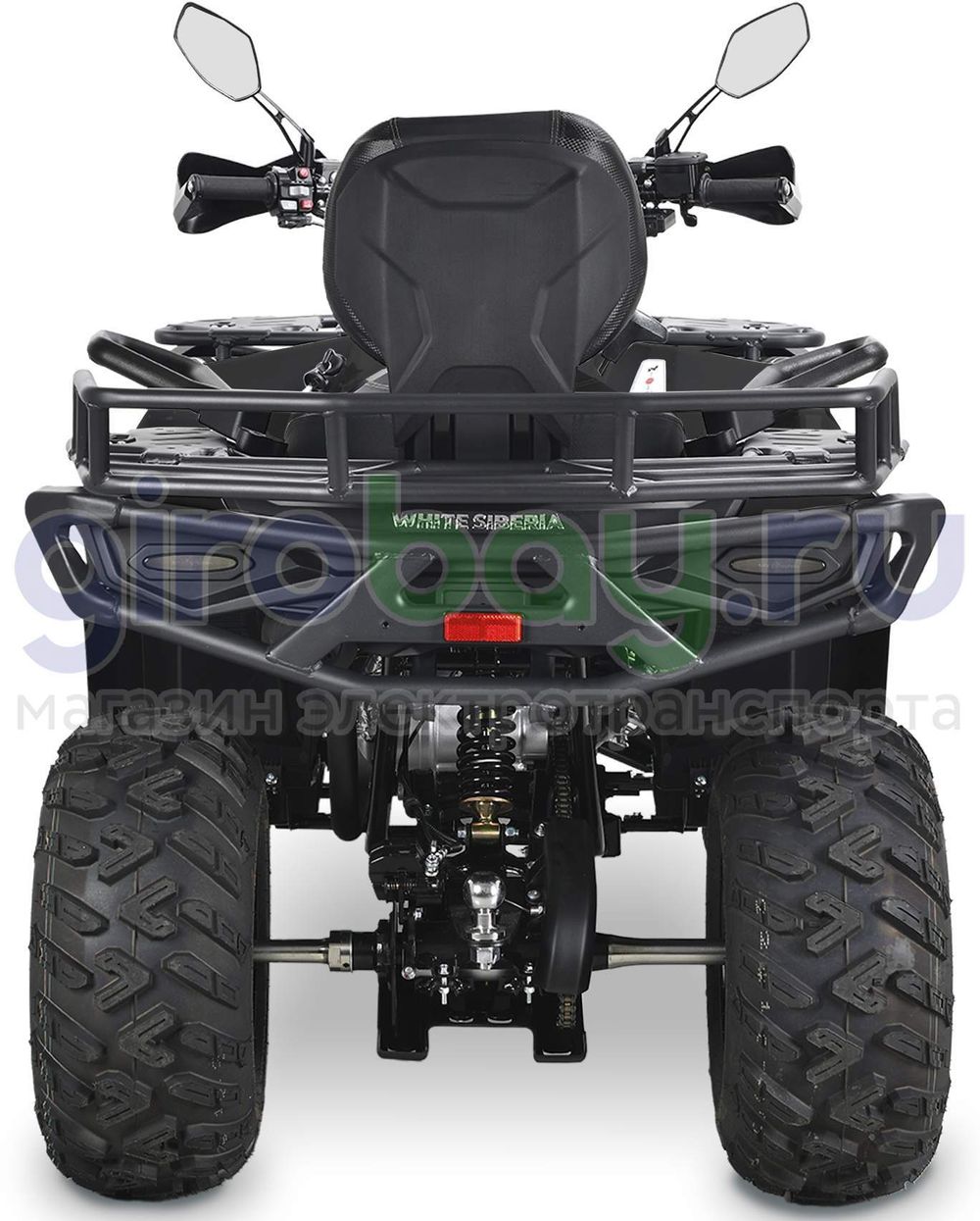 Бензиновый квадроцикл WHITE SIBERIA BARS 320 - Чёрный фото №7
