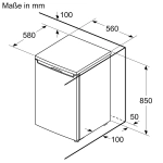 Двухкамерный холодильник Bosch KTL15NWFA