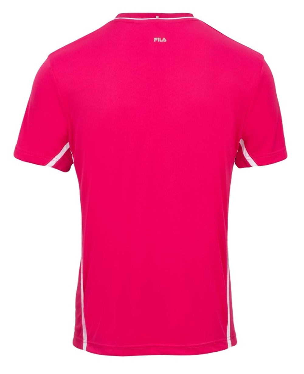 Мужская теннисная футболка Fila T-Shirt Raphael - pink peacock
