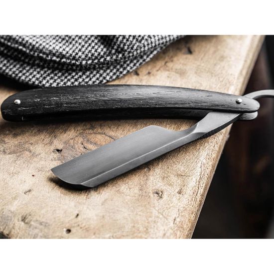 Boker BK140275 Barbershop Cologne 2.0 - опасная бритва, 6/8, рук-ть дерево