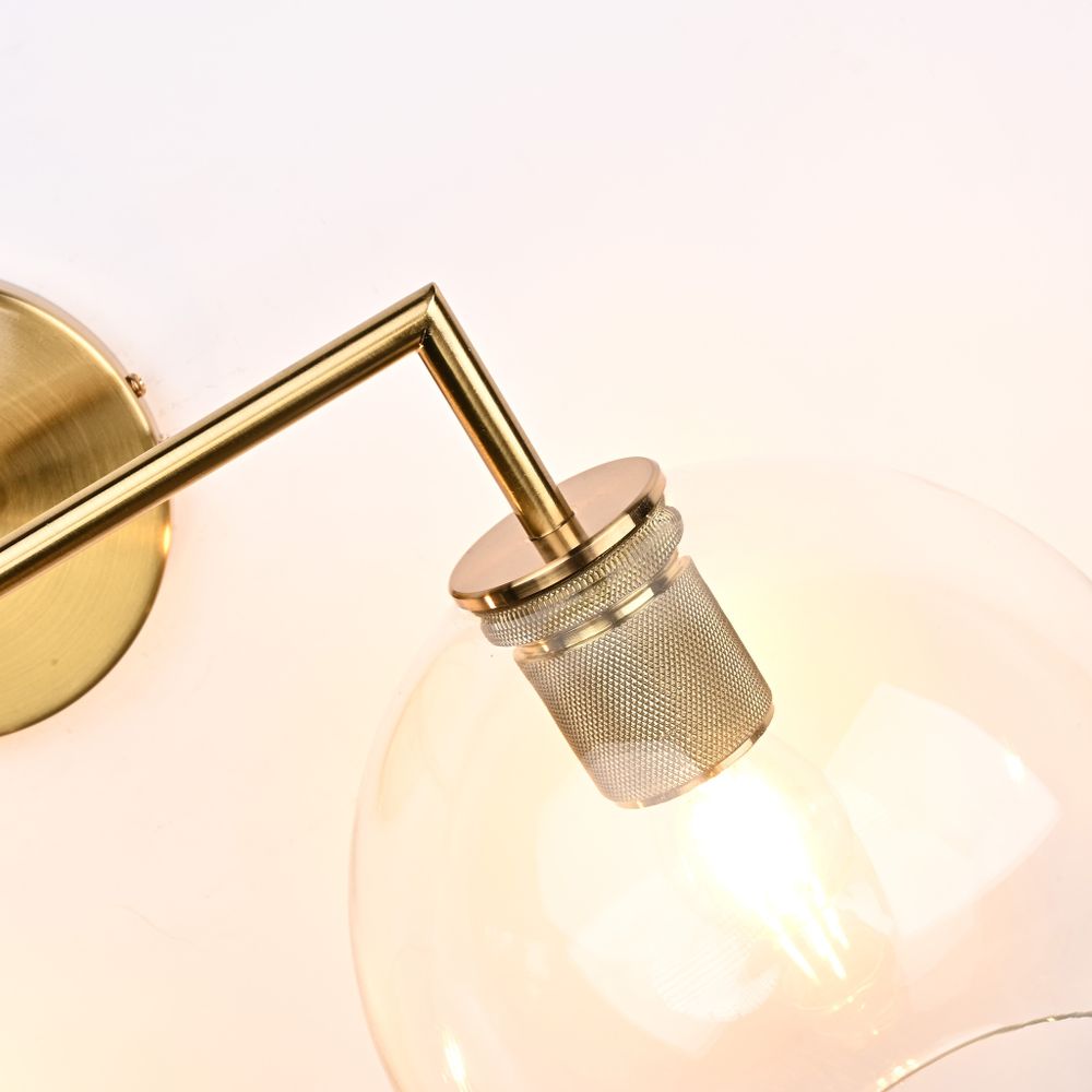 Бра Rh Utilitaire Globe Shade Double Sconce Brass By Imperiumloft