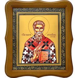 Андрей Критский Святитель. Икона на холсте