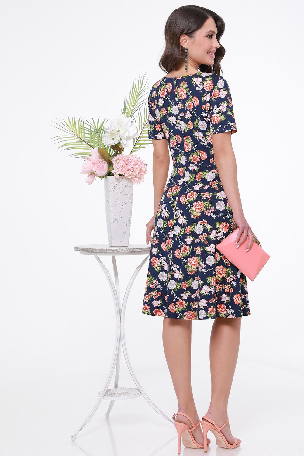 Платье трикотажное с узлом DStrend (Акция)