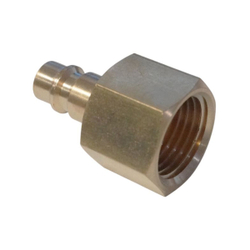 WDK-40PFB Штуцер быстроразъемного соединения  с внутренней резьбой 1/2" BSPT, латунь