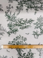 Гобеленовая ткань Туаль Леди Зеленый ширина 280 см