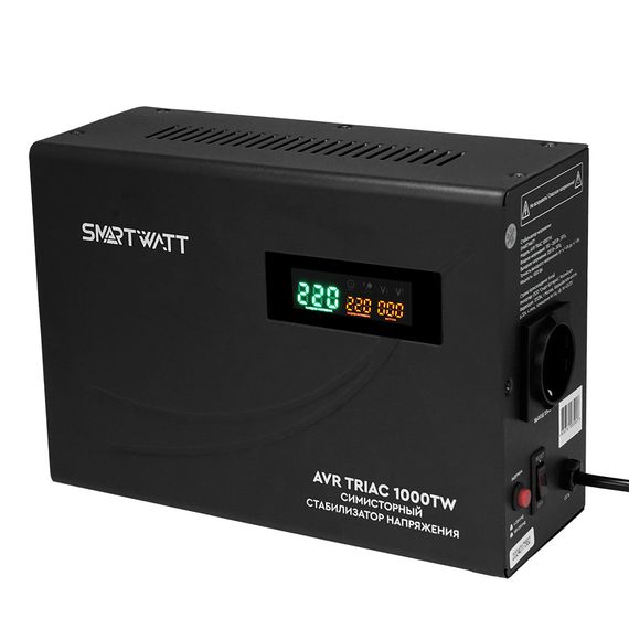 Симисторный стабилизатор напряжения 1000 Вт SMARTWATT AVR TRIAC 1000TW