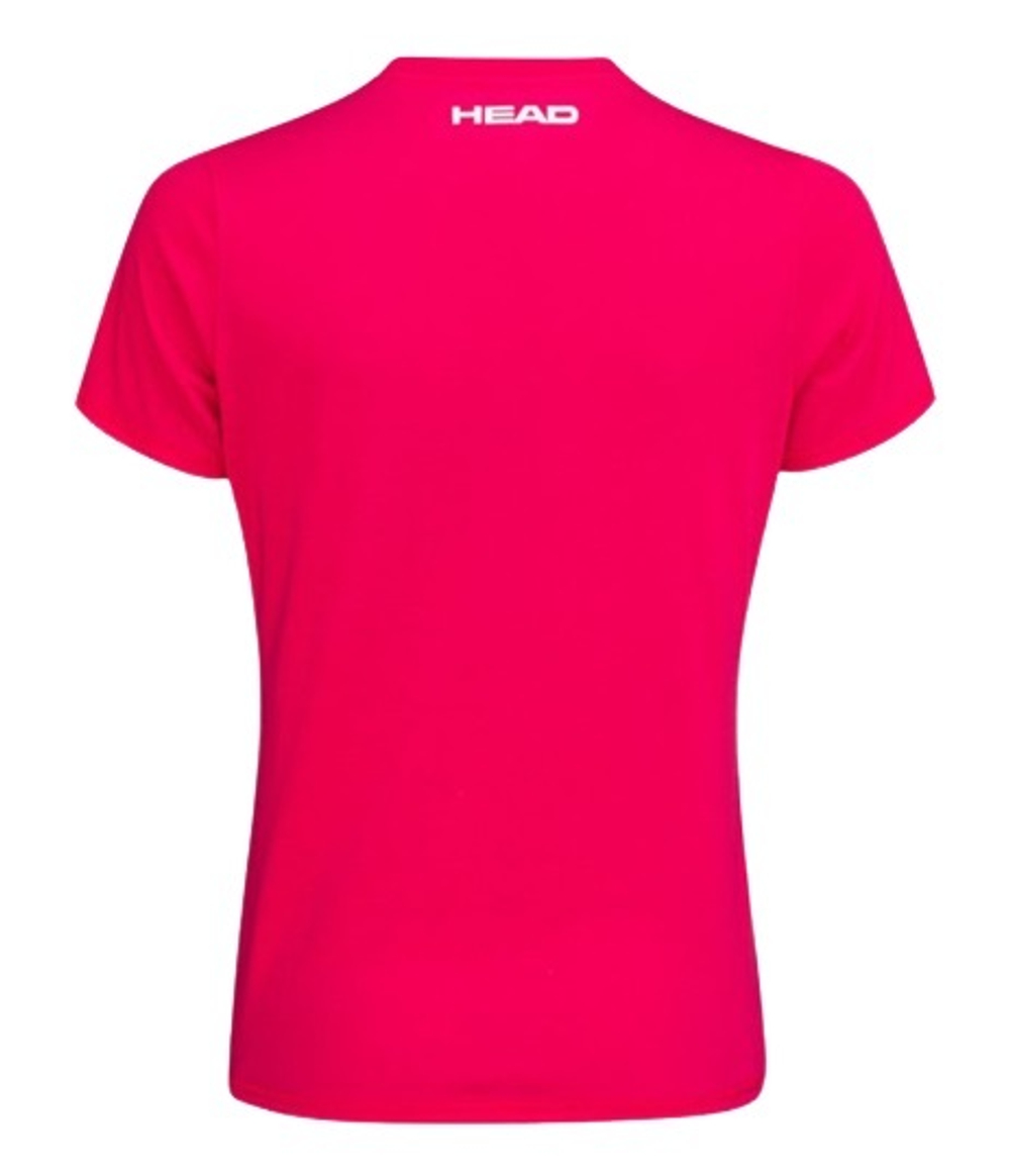 Женская теннисная футболка Head Padel TYPO T-Shirt W - magenta