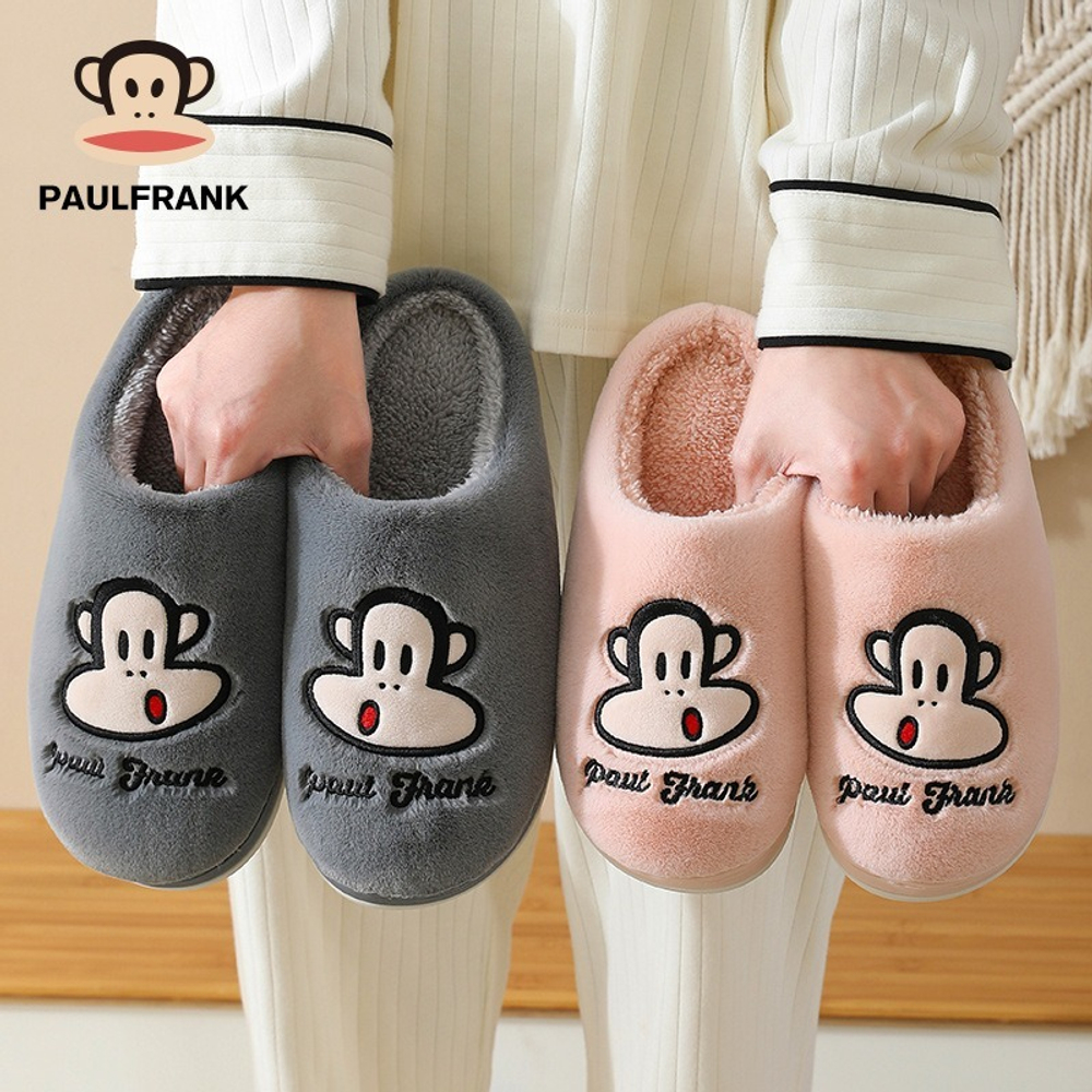 Домашние тапочки Paul Frank Monkey Lite (Grey)