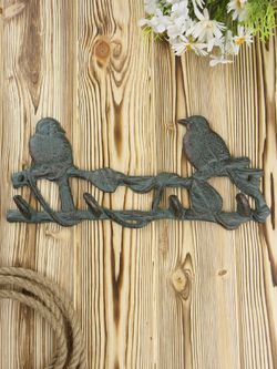 Iron Garden Вешалка настенная "Птички", 4 крючка
