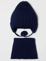 Шапка детская осенняя со снудом