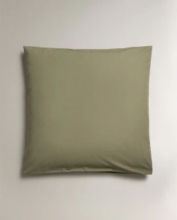 ZARA HOME (200 НИТЕЙ) НАВОЛОЧКА ИЗ ПЕРКАЛЯ, ЗЕЛЕНЫЙ