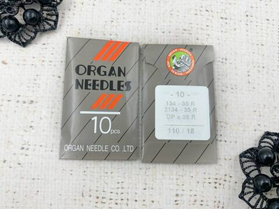 Иглы промышленные Organ DPx5 толстая колба №110/18, 10 игл