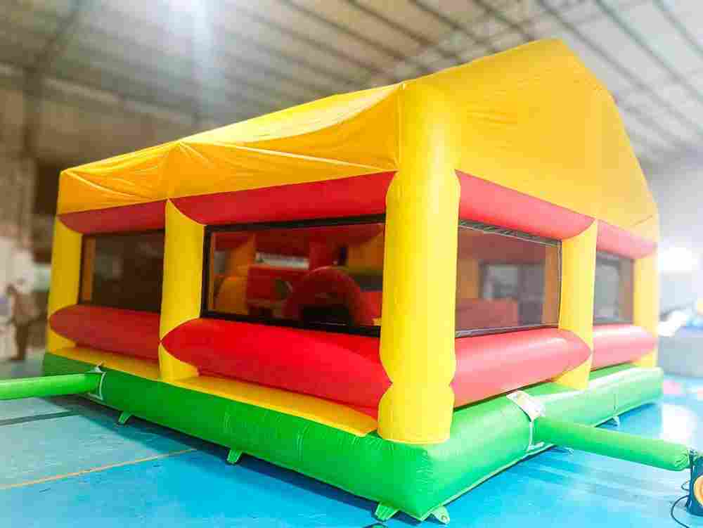 Коммерческий надувной батут «Спорткомплекс» с крышей, 7x7x4.5 м