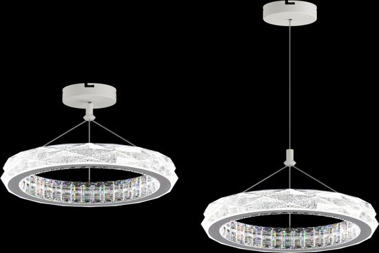 1001-500P WH+CR (1) Люстра RL