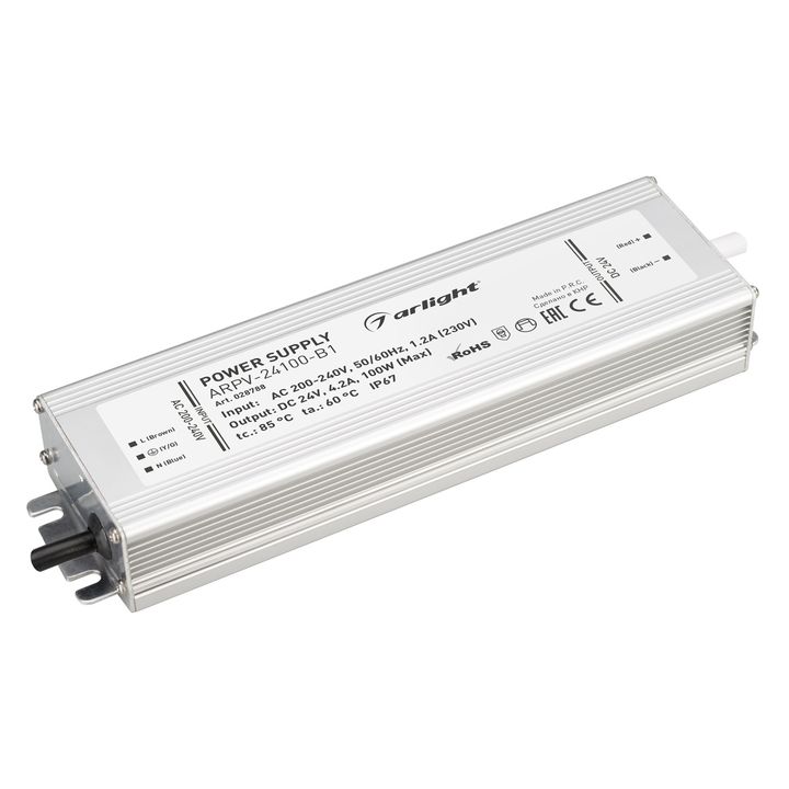 Блок питания Arlight ARPV-24100-B1 24V 100W IP67 4,2A 028788