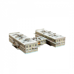 Здание "Детский сад" (зима). Сборная модель из картона. Масштаб 1/220