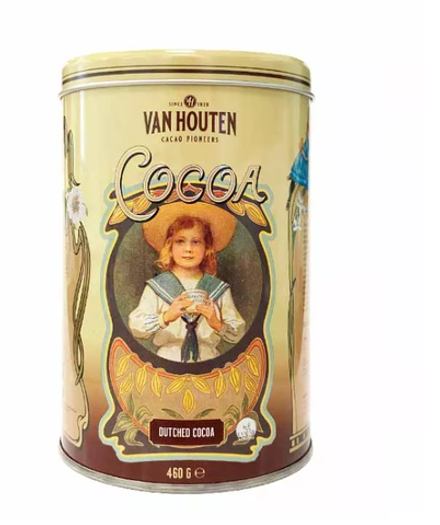 Какао-порошок алк. Van Houten VH Cacao tin large (Банка 460 гр.)