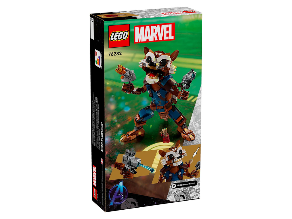 LEGO Super Heroes 76282 «Енот Ракета и малыш Грут» — Стражи галактики