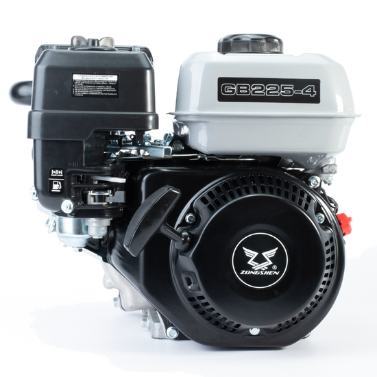 Двигатель "ZONGSHEN" GB 225-4 (7.5 л.с., редуктор, автом. сцепление, катушка 9А)