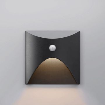 Подсветка для лестниц с датчиком движения LED 3W 4000К IP65 40158/LED чёрный Move Elektrostandard