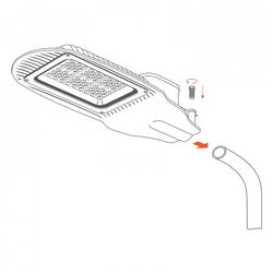 Уличный светильник WOLTA PRO ТРАССА ДКУ04-100-112-4К ШО140х60 100Вт 4000K IP65 Прозрачный 1-10V 15000лм 538х264х68мм