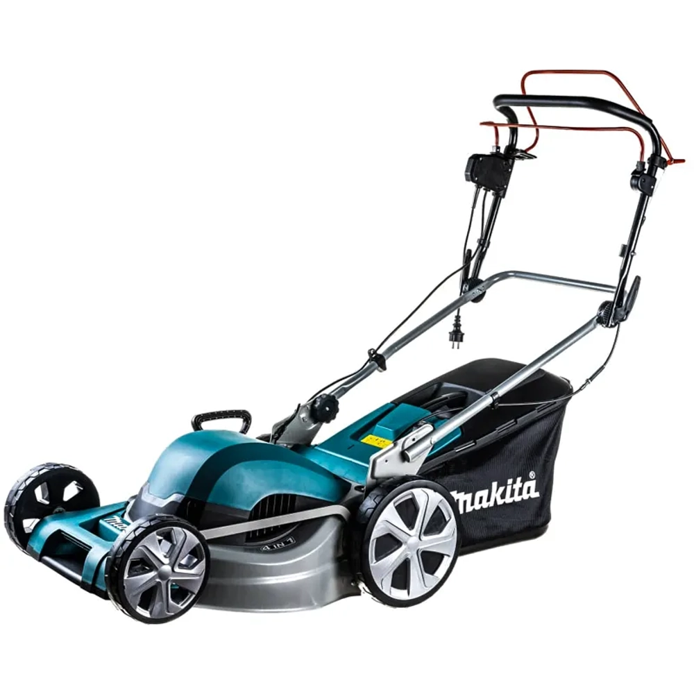 Электрическая газонокосилка Makita ELM4621 самоходная: 1800 Вт, нож 46 см, ELM4621