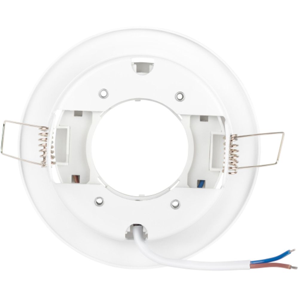 Светильник встраиваемый ЭРА KL 77 AL/WH /1 под лампу GX53 серебро/белый