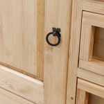 Тумба кухонная Прованс 2 двери 6 ящиков из массива сосны (нижняя часть буфета)