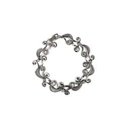 "Трезини" браслет в серебряном покрытии из коллекции "Архитектура" от Jenavi с замком пряжка