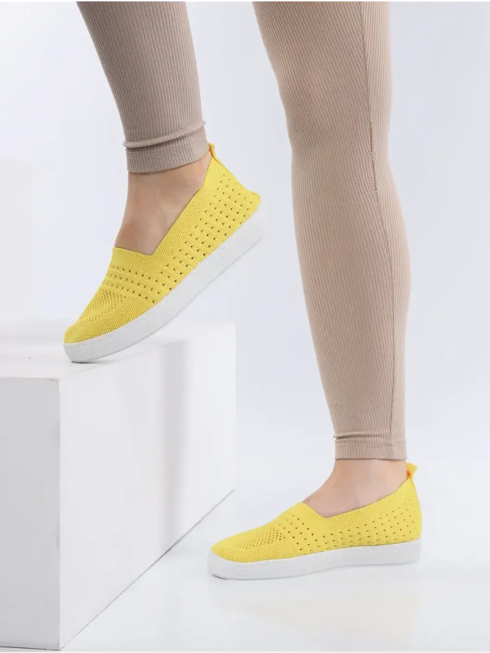 Мокасины летние текстильные